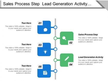 Sales process step lead generation activity contact management data collection