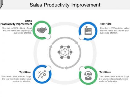 Sales productivity improvement ppt powerpoint presentation styles example cpb