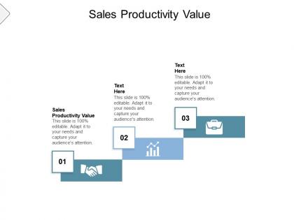 Sales productivity value ppt powerpoint presentation portfolio show cpb