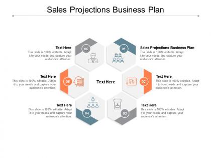 Sales projections business plan ppt powerpoint presentation icon example cpb