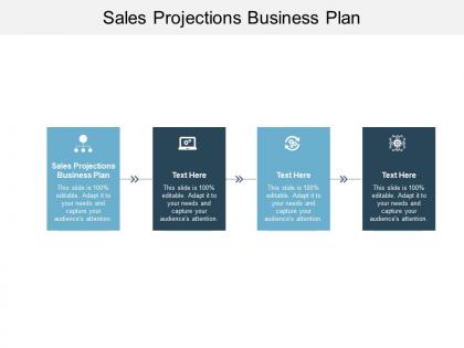 Sales projections business plan ppt powerpoint presentation slides guide cpb