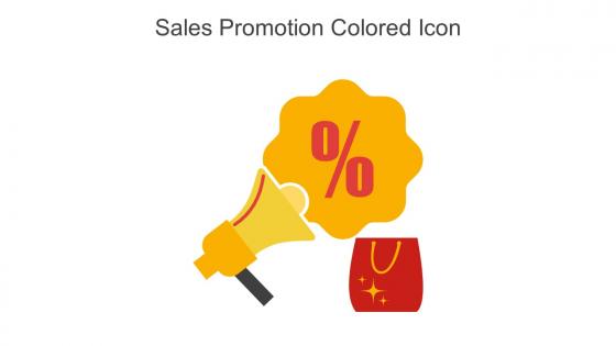 Sales Promotion Colored Icon In Powerpoint Pptx Png And Editable Eps Format