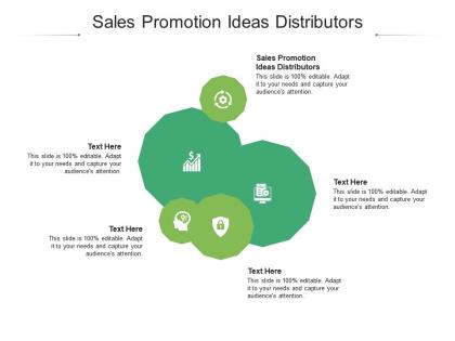 Sales promotion ideas distributors ppt powerpoint presentation outline diagrams cpb