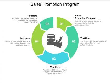 Sales promotion program ppt powerpoint presentation professional icons cpb