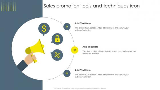 Sales Promotion Tools And Techniques Icon