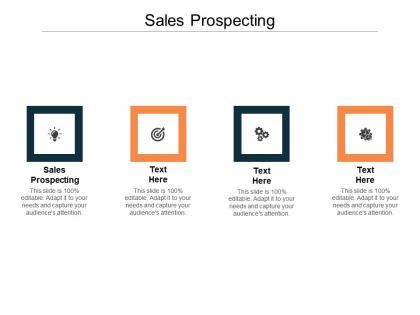 Sales prospecting ppt powerpoint presentation show graphics cpb