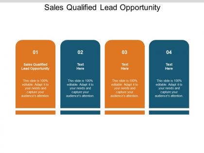 Sales qualified lead opportunity ppt powerpoint presentation infographic cpb