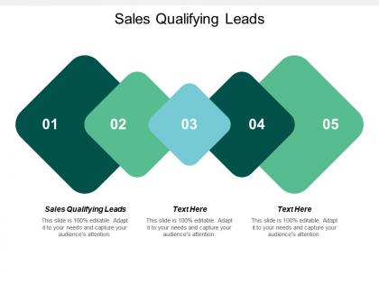 Sales qualifying leads ppt powerpoint presentation infographic template layout ideas cpb