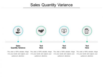 Sales quantity variance ppt powerpoint presentation summary graphics example cpb