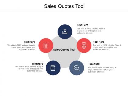Sales quotes tool ppt powerpoint presentation model layout cpb