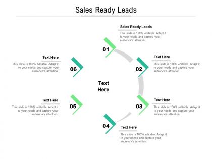 Sales ready leads ppt powerpoint presentation infographic template slides cpb