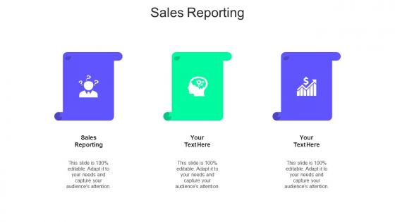 Sales Reporting Ppt Powerpoint Presentation Infographics Graphics Pictures Cpb
