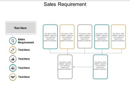 Sales requirement ppt powerpoint presentation ideas diagrams cpb