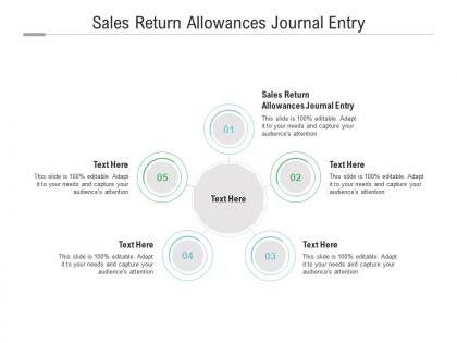 Sales return allowances journal entry ppt powerpoint presentation infographics microsoft cpb