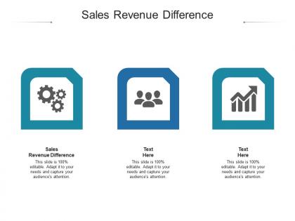 Sales revenue difference ppt powerpoint presentation introduction cpb