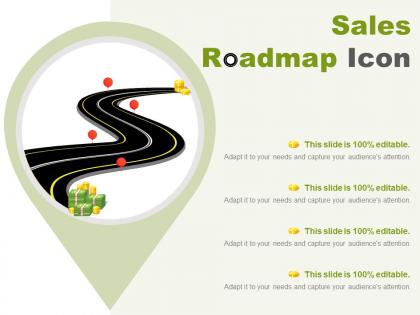 Sales roadmap icon