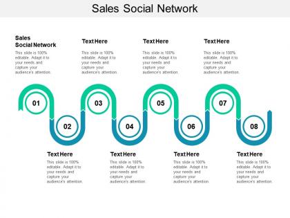 Sales social network ppt powerpoint presentation infographics topics cpb