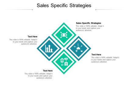 Sales specific strategies ppt powerpoint presentation inspiration gallery cpb