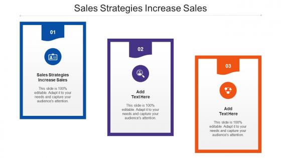 Sales Strategies Increase Sales Ppt Powerpoint Presentation Infographics Layout Cpb
