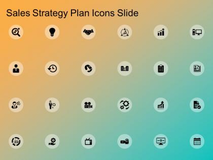 Sales strategy plan icons slide ppt powerpoint presentation summary background designs