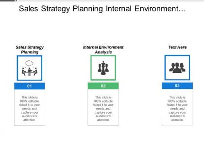 Sales strategy planning internal environment analysis product strategy development cpb