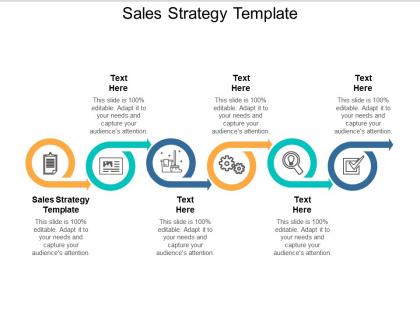 Sales strategy template ppt powerpoint presentation portfolio slides cpb