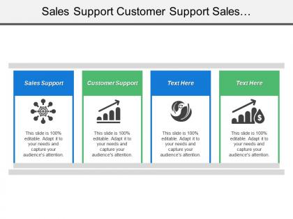 Sales support customer support sales management sales forecasting