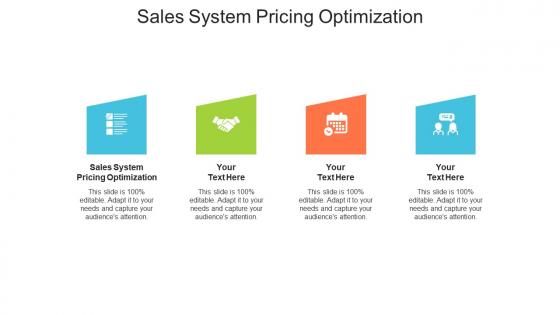 Sales system pricing optimization ppt powerpoint presentation summary deck cpb