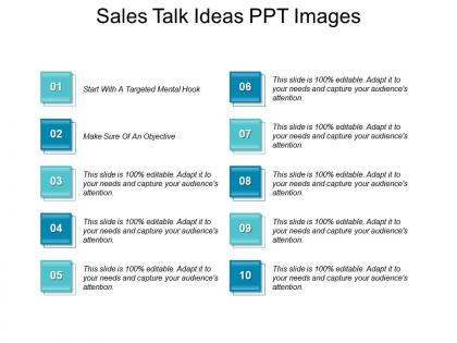 Sales talk ideas ppt images