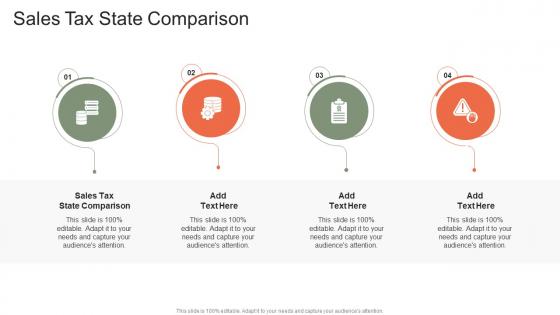 Sales Tax State Comparison In Powerpoint And Google Slides Cpb