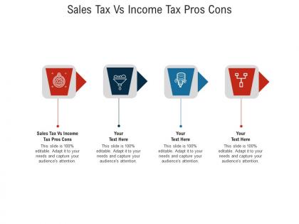 Sales tax vs income tax pros cons ppt powerpoint presentation ideas example file cpb