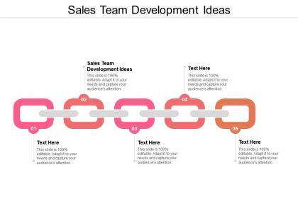 Sales team development ideas ppt powerpoint presentation gallery template