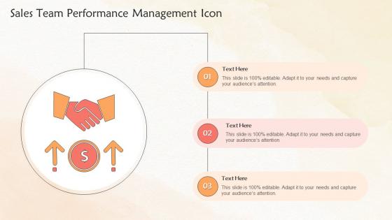 Sales Team Performance Management Icon