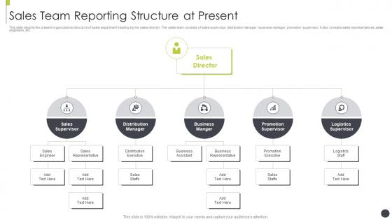 Sales team reporting structure at present sales best practices playbook