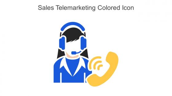 Sales Telemarketing Colored Icon In Powerpoint Pptx Png And Editable Eps Format