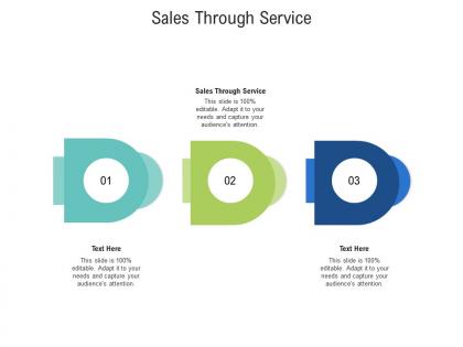Sales through service ppt powerpoint presentation show rules cpb