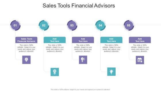 Sales Tools Financial Advisors In Powerpoint And Google Slides Cpb