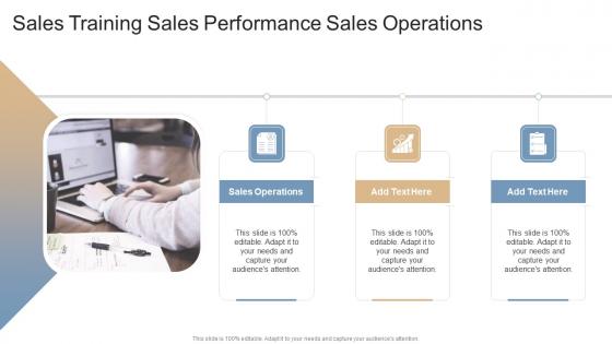 Sales Training Sales Performance Sales Operations In Powerpoint And Google Slides Cpb