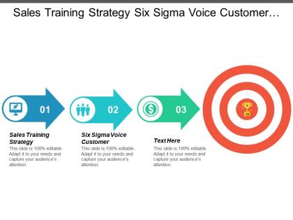 Sales training strategy six sigma voice customer management structure cpb
