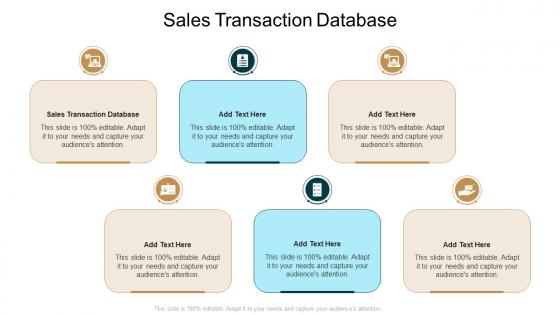 Sales Transaction Database In Powerpoint And Google Slides Cpb