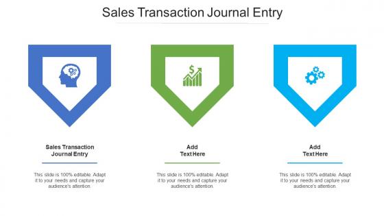Sales Transaction Journal Entry Ppt Powerpoint Presentation Icon Background Cpb