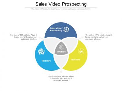 Sales video prospecting ppt powerpoint presentation icon rules cpb