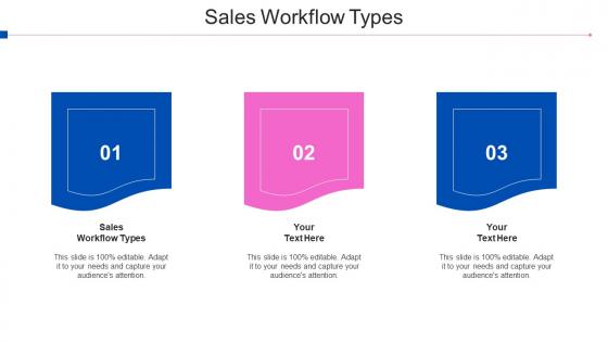 Sales Workflow Types Ppt Powerpoint Presentation Portfolio Aids Cpb