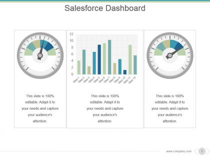 Salesforce dashboard powerpoint slide presentation tips