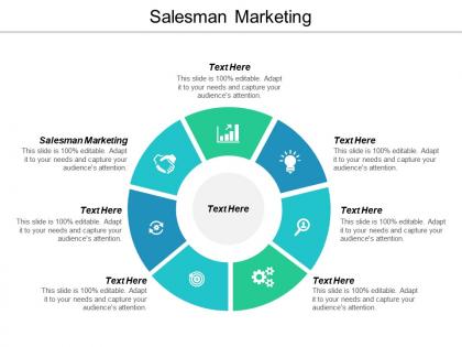 Salesman marketing ppt powerpoint presentation show graphics design cpb