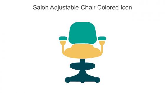 Salon Adjustable Chair Colored Icon In Powerpoint Pptx Png And Editable Eps Format