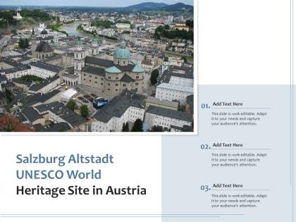 Salzburg altstadt unesco world heritage site in austria