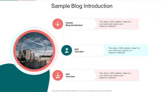 Sample Blog Introduction In Powerpoint And Google Slides Cpb