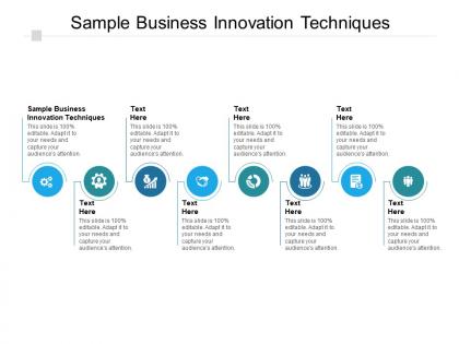 Sample business innovation techniques ppt powerpoint presentation format cpb