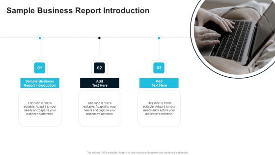 Sample Business Report Introduction In Powerpoint And Google Slides Cpb